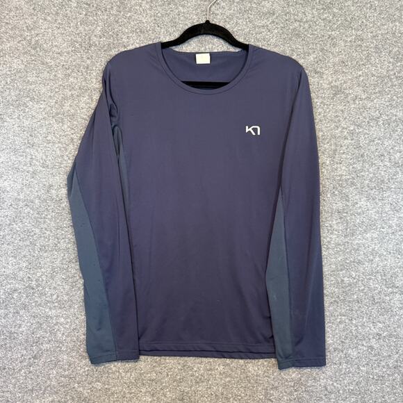 Kari Traa Tops - Kari Traa Shirt Women Large Blue Crewneck Long Sleeve Stretch Tshirt Performance